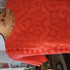 J. Crew Orange Short Sleeve Top